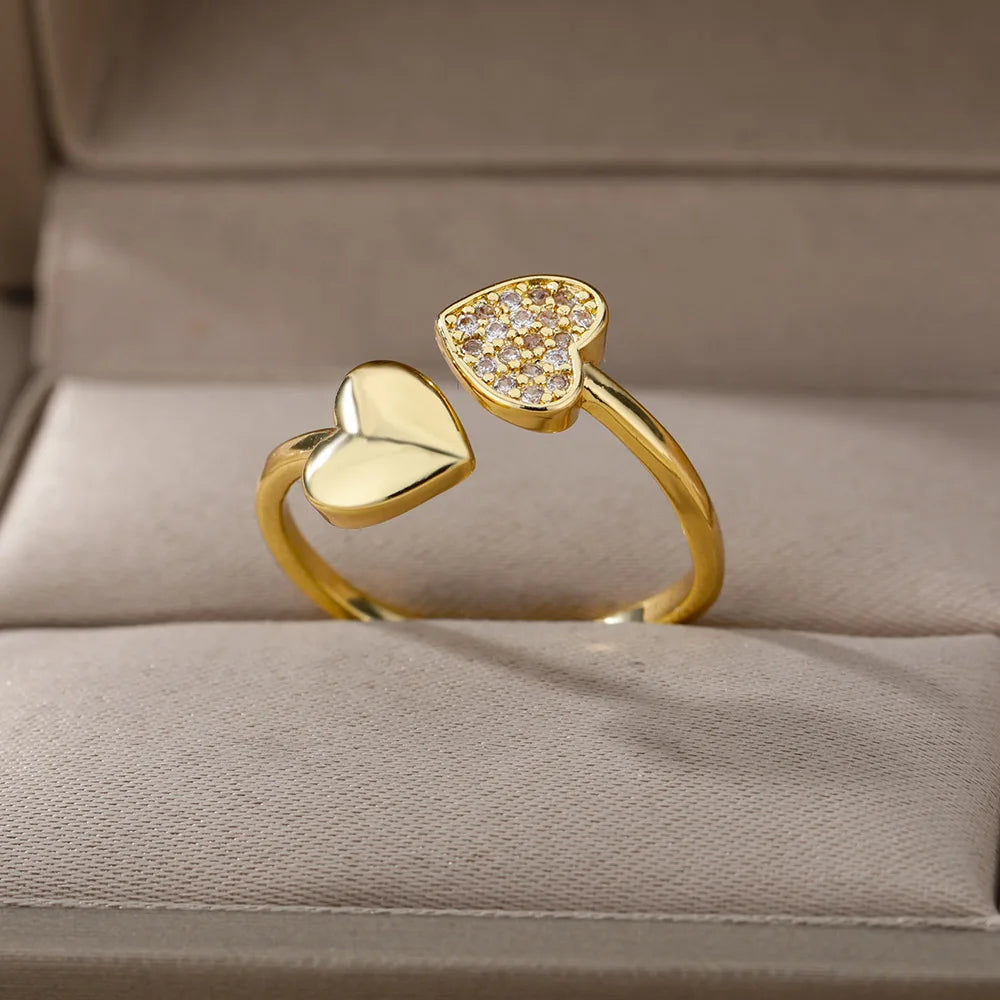 Elegant Bee Butterfly Ring