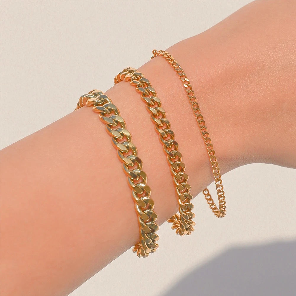 Trendy Classic Snake Chain Bracelets