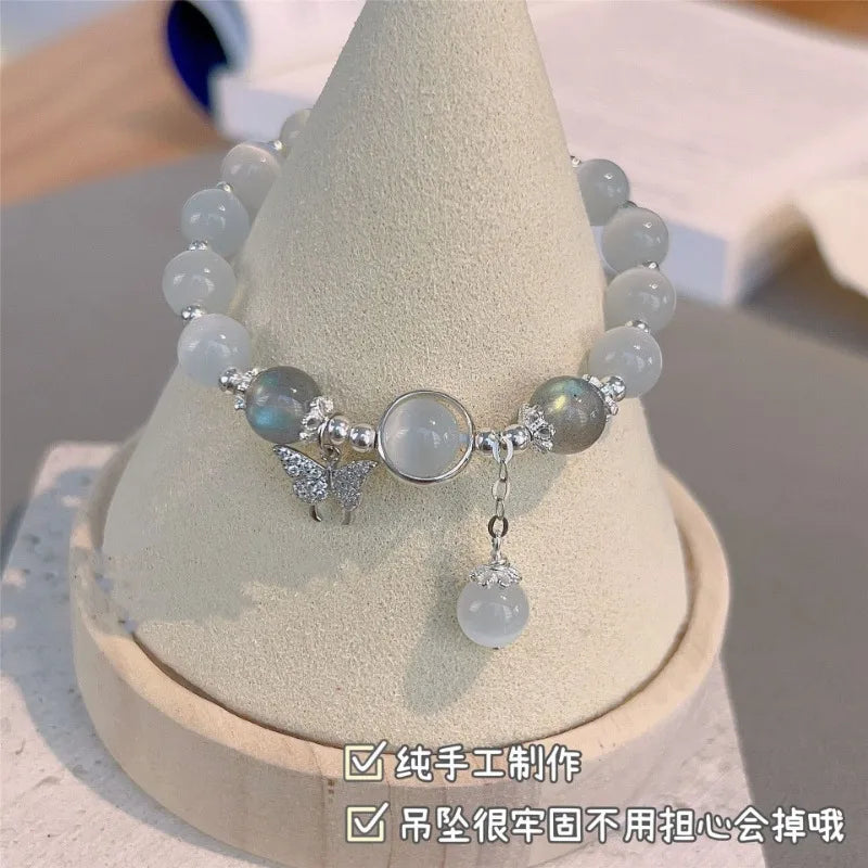 Korean Fashion Glass Bead Bracelet