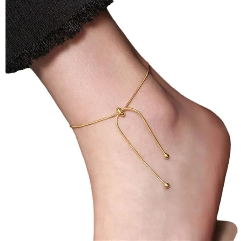 Vintage Adjustable Chain Anklet