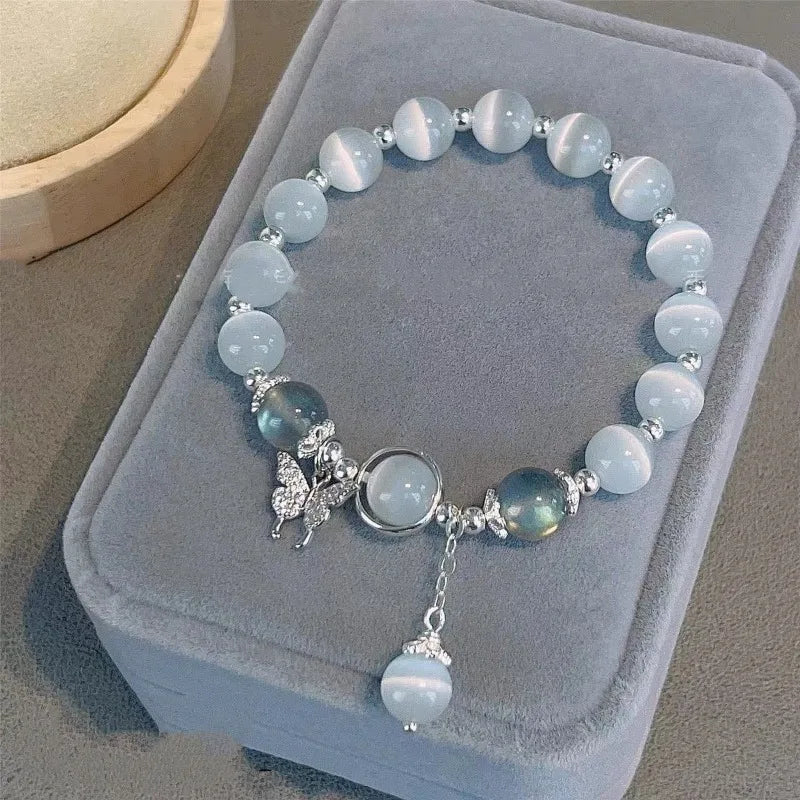 Korean Fashion Glass Bead Bracelet