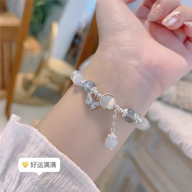 Korean Fashion Glass Bead Bracelet